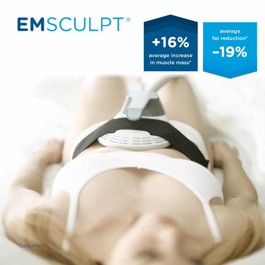 EMSCULPT Behandlung am Bauch in der Klinik am Wittenbergplatz 