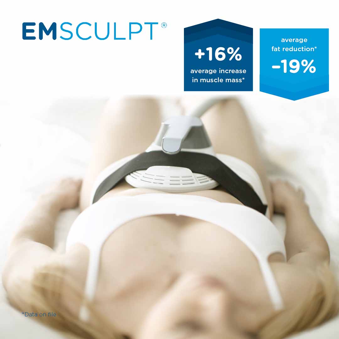 EMSCULPT Behandlung am Bauch in der Klinik am Wittenbergplatz